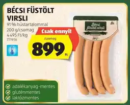 ALDI Bécsi Füstölt Virsli ajánlat