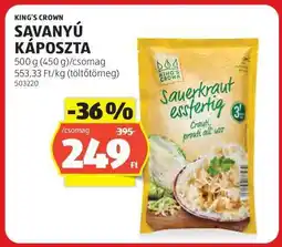ALDI KING'S CROWN SAVANYÚ KÁPOSZTA ajánlat