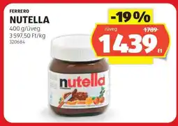 ALDI FERRERO Nutella ajánlat