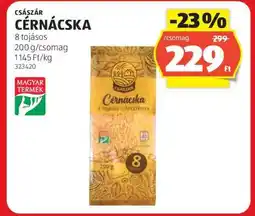 ALDI Császár Cérnácska ajánlat