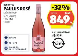 ALDI PAULUS ROSÉ ajánlat