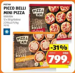 ALDI PICCO BELLI MINI PIZZA ajánlat