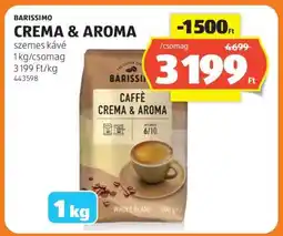 ALDI BARISSIMO CREMA & AROMA ajánlat
