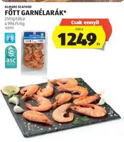 ALDI Főtt Garnélarák ajánlat