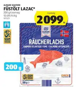 ALDI Almare Seafood Füstölt Lazac ajánlat