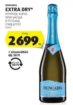 ALDI Hungaria Extra Dry ajánlat