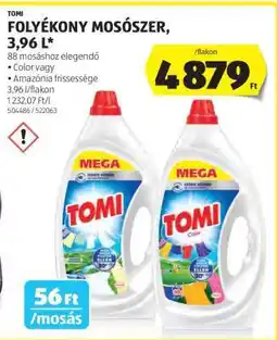ALDI TOMI Folyékony mosószer, 3,96 L ajánlat