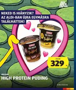 ALDI Milsani High Protein Puding ajánlat