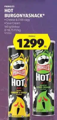 ALDI Pringles HOT BURGONYASNACK ajánlat