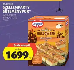 ALDI Dr. Oetker Szellemparty Süteménypor ajánlat