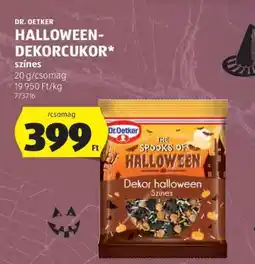 ALDI Dr. Oetker Halloween-Dekorcukor ajánlat