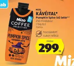 ALDI Mizo Kávéital Pumpkin Spice ízű latte ajánlat