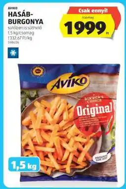 ALDI AVIKO HASÁBBURGONYA ajánlat