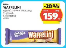 ALDI MILKA Waffelini ajánlat