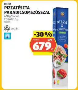 ALDI Cucina Pizzatészta Paradicsomszósszal ajánlat