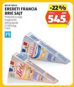 ALDI ERDETI FRANCIA BRIE SAJT ajánlat
