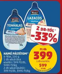 PENNY HAMÉ PÁSTÉTOM ajánlat