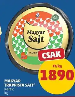 PENNY Magyar Trappista Sajt ajánlat