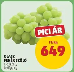 PENNY Olasz fehér szőlő ajánlat