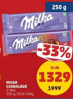 PENNY MILKA Csokoládé ajánlat