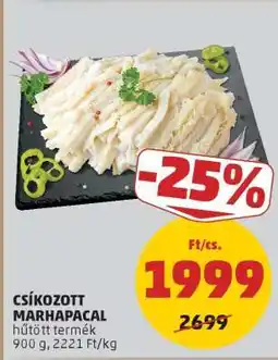 PENNY Csíkozott marhapacal ajánlat