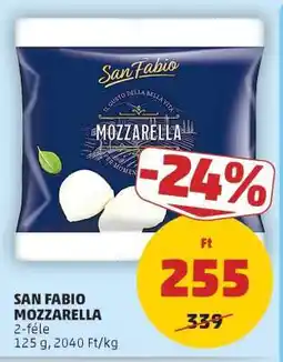 PENNY San Fabio Mozzarella ajánlat