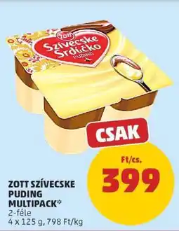 PENNY Zott Szívecske Puding Multipack ajánlat