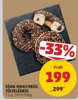 PENNY Fánk mogyorós töltelékkel ajánlat