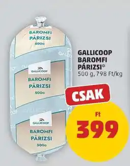 PENNY Gallicoop Baromfi Párizsi ajánlat