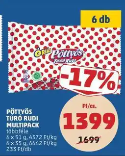 PENNY Pöttyös Túró Rudi Multipack ajánlat