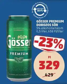 PENNY Gösser Premium Dobozos Sör ajánlat