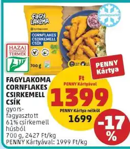 PENNY Fagylakoma Cornflakes Csirkemell Csík ajánlat