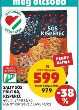 PENNY Salty Sós Pálcika, Kisperec ajánlat