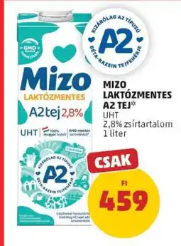 PENNY Mizo Laktózmentes A2 tej ajánlat