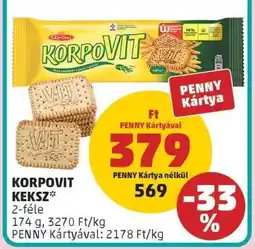 PENNY Korpovit Keksz ajánlat