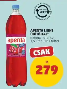 PENNY Apenta Light Üdítőital ajánlat
