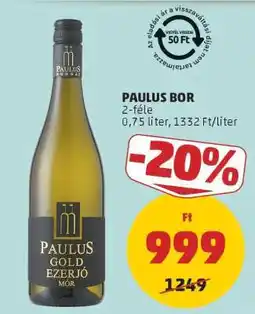 PENNY PAULUS BOR ajánlat