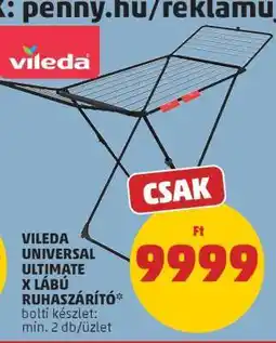 PENNY Vileda Universal Ultimate X Lábú Ruhaszárító ajánlat