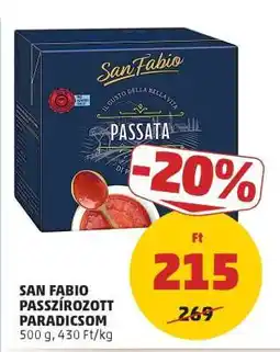 PENNY San Fabio Passzírozott Paradicsom ajánlat