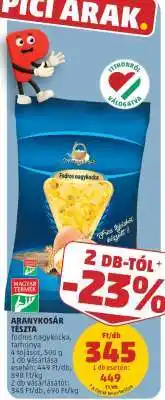 PENNY Aranykosár Tészta ajánlat