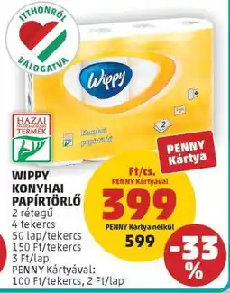 PENNY Wippy Konyhai Papírtörlő ajánlat