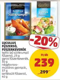 PENNY LUCULLUS FŰSZERSÓ, FŰSZERKEVERÉK ajánlat
