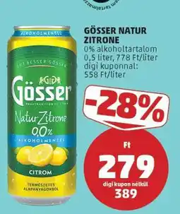 PENNY GÖSSER Natur Zitrone ajánlat