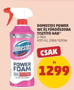PENNY Domestos Power WC és Fürdőszoba Tisztító Hab ajánlat