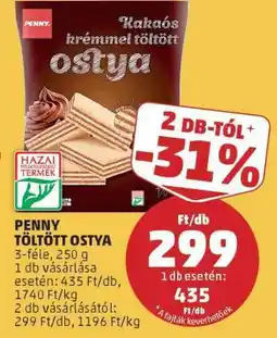 PENNY PENNY Töltött Ostya ajánlat