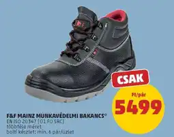 PENNY F&F MAINZ MUNKAVÉDELMI BAKANCS ajánlat