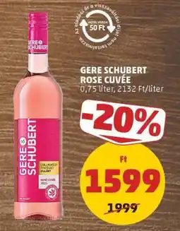 PENNY Gere&Schubert Rosé Cuvée ajánlat