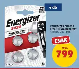 PENNY Energizer CR2032 Lithium Gombelem ajánlat