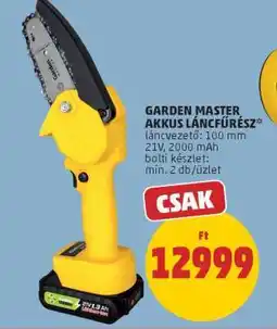 PENNY GARDEN MASTER AKKUS LÁNCFŰRÉSZ ajánlat