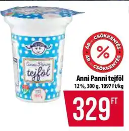 Coop Anni Panni tejföl ajánlat